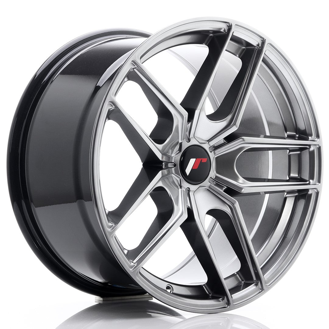 Japan Racing JR Wheels JR25 18x9.5 ET20-40 CUSTOM PCD Hyper Black