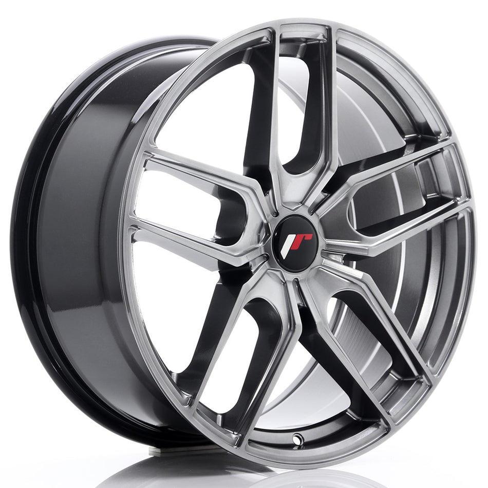 Japan Racing JR Wheels JR25 19x8.5 ET20-40 CUSTOM PCD Hyper Black