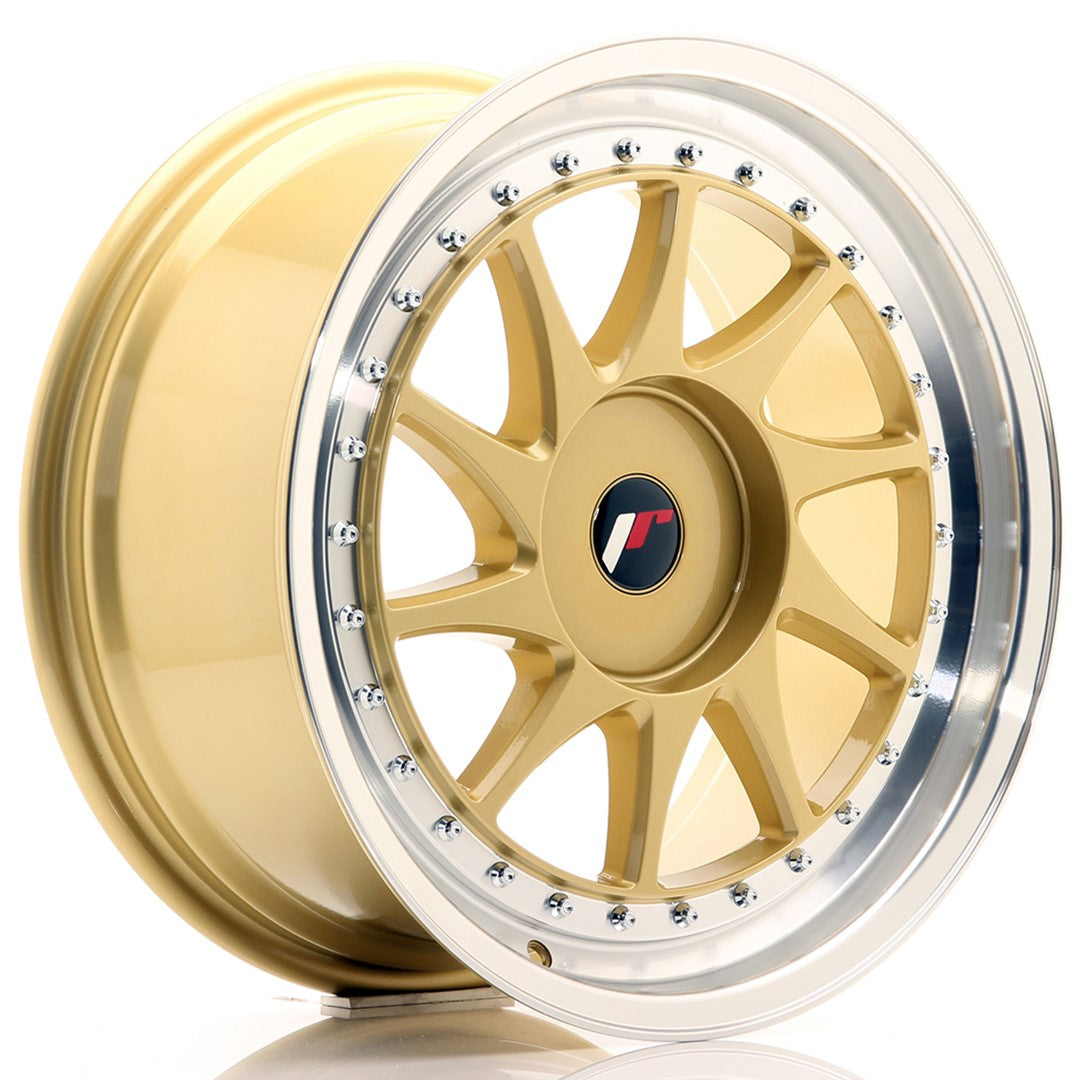 Japan Racing JR Wheels JR26 18x8.5 ET35-40 CUSTOM PCD Gold