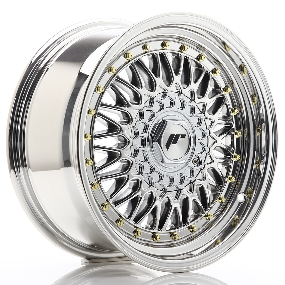 Japan Racing JR Wheels JR9 16x7.5 ET25 4x100 4x108 Chrome