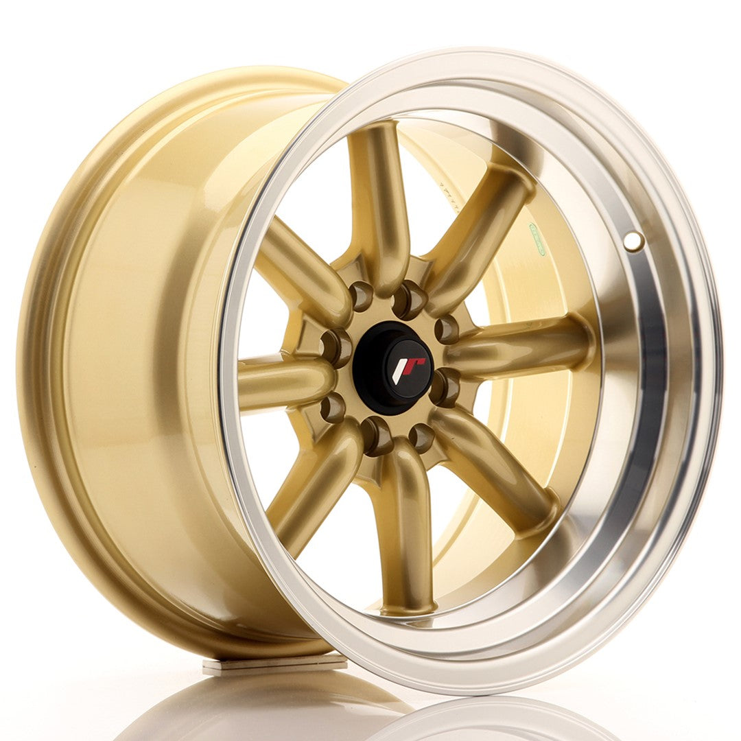 Japan Racing JR Wheels JR19 16x9 ET-15 4x100 4x114.3 Gold