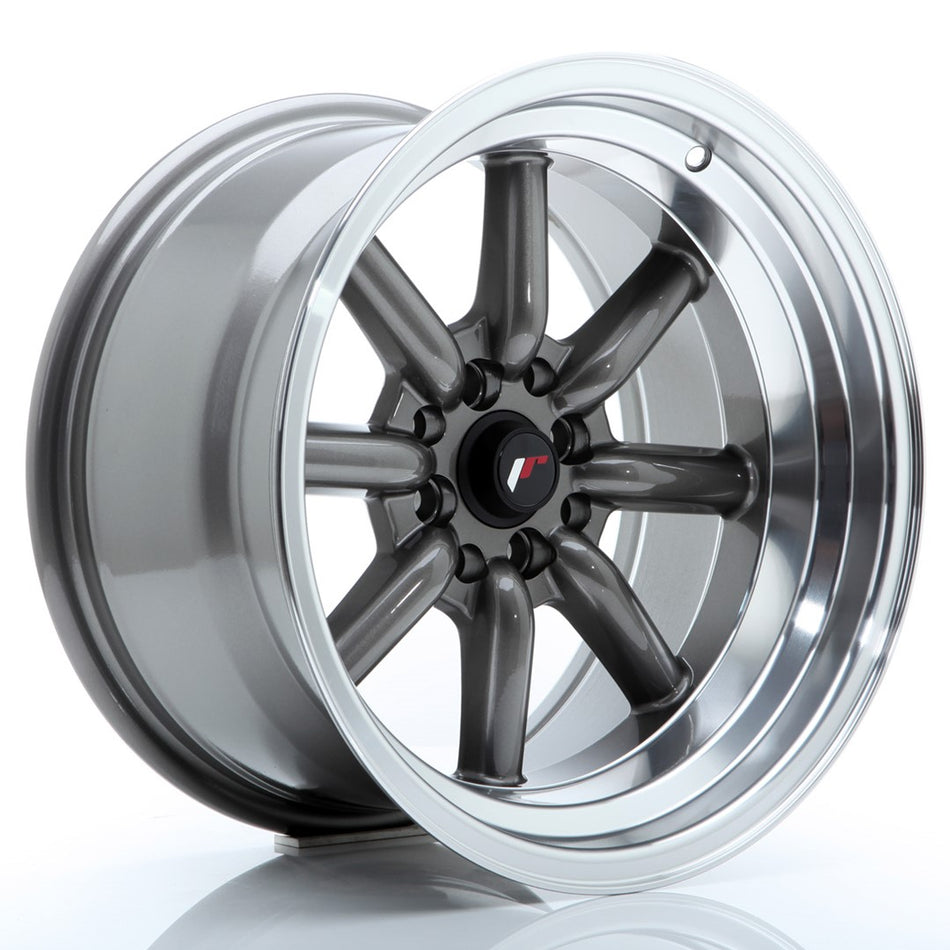 Japan Racing JR Wheels JR19 16x9 ET-15 4x100 4x114.3 Gun metal
