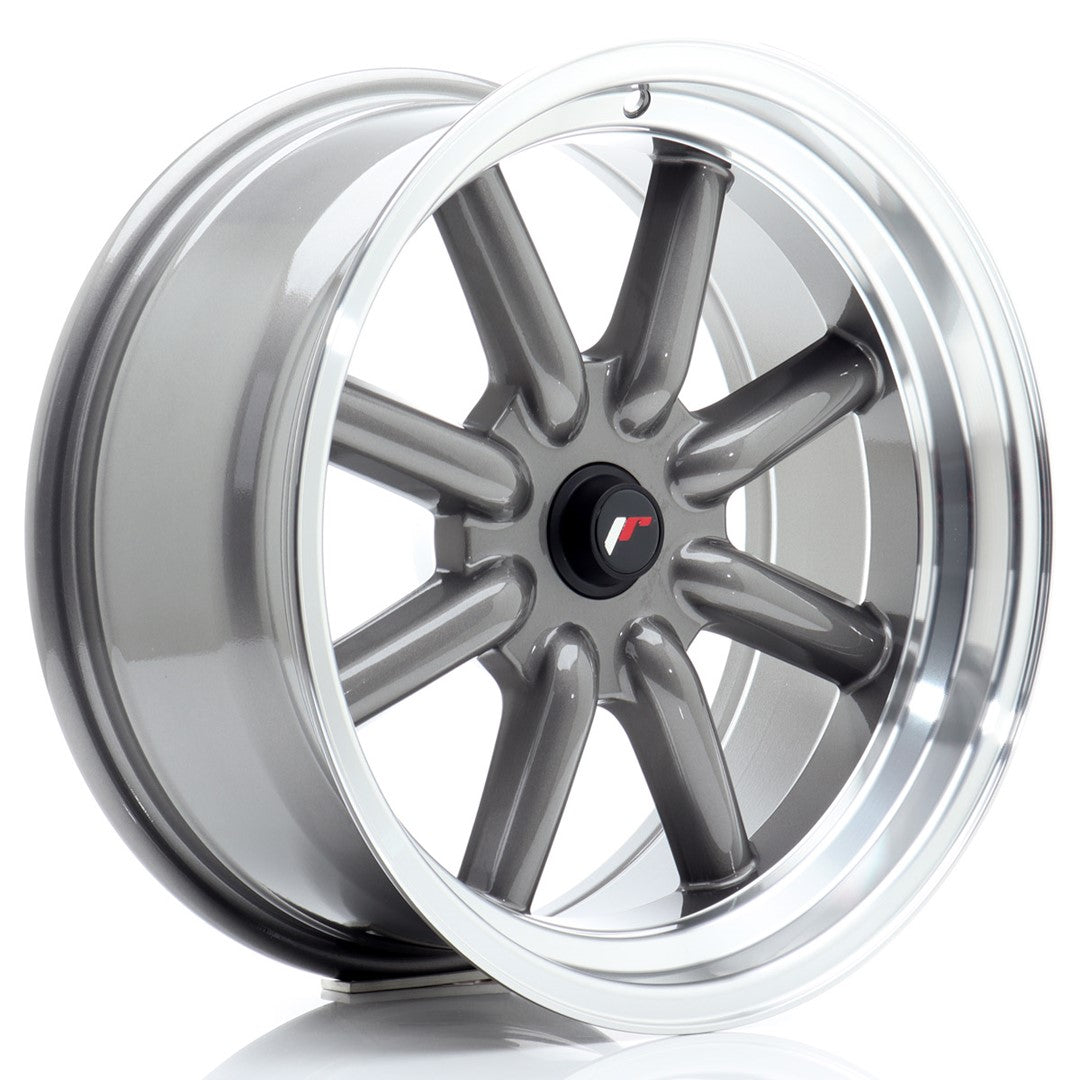 Japan Racing JR Wheels JR19 17x8 ET-20-0 CUSTOM PCD Gun metal