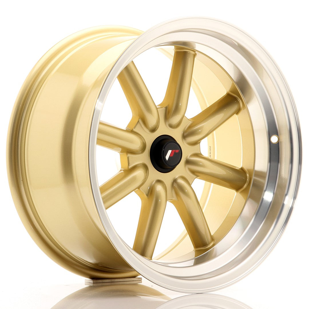 Japan Racing JR Wheels JR19 17x9 ET-25-(-10) CUSTOM PCD Gold