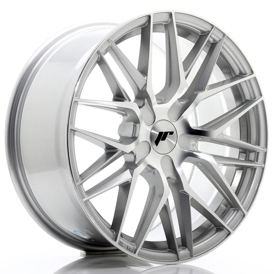 Japan Racing JR Wheels JR28 18x8.5 ET20-40 CUSTOM PCD Silver