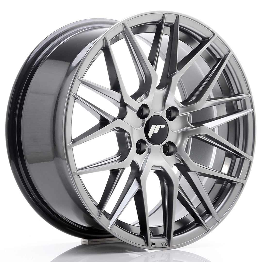 Japan Racing JR Wheels JR28 17x8 ET40 4x100 Hyper Black