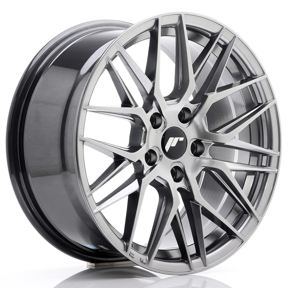 Japan Racing JR Wheels JR28 17x8 ET40 5x112 Hyper Black