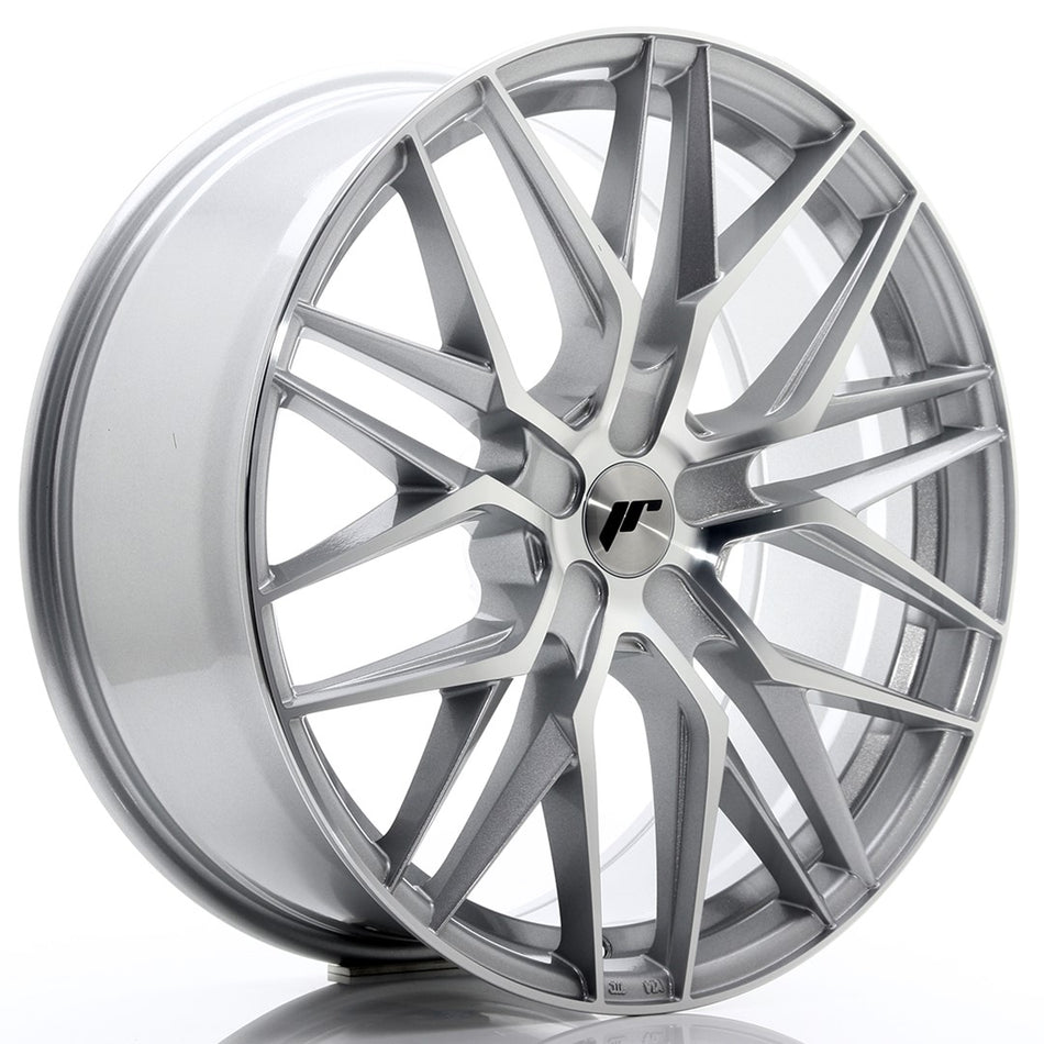 Japan Racing JR Wheels JR28 21x9 ET15-45 CUSTOM PCD Silver