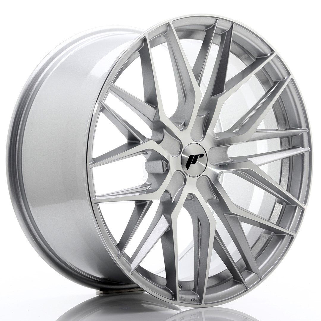Japan Racing JR Wheels JR28 21x10.5 ET15-55 CUSTOM PCD Silver