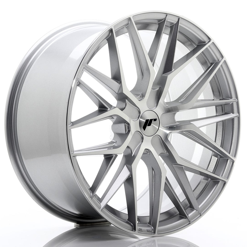 Japan Racing JR Wheels JR28 21x10.5 ET15-55 CUSTOM PCD Silver