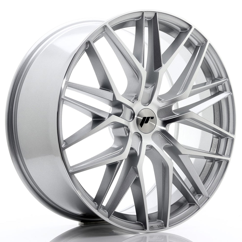Japan Racing JR Wheels JR28 22x9 ET30-45 CUSTOM PCD Silver