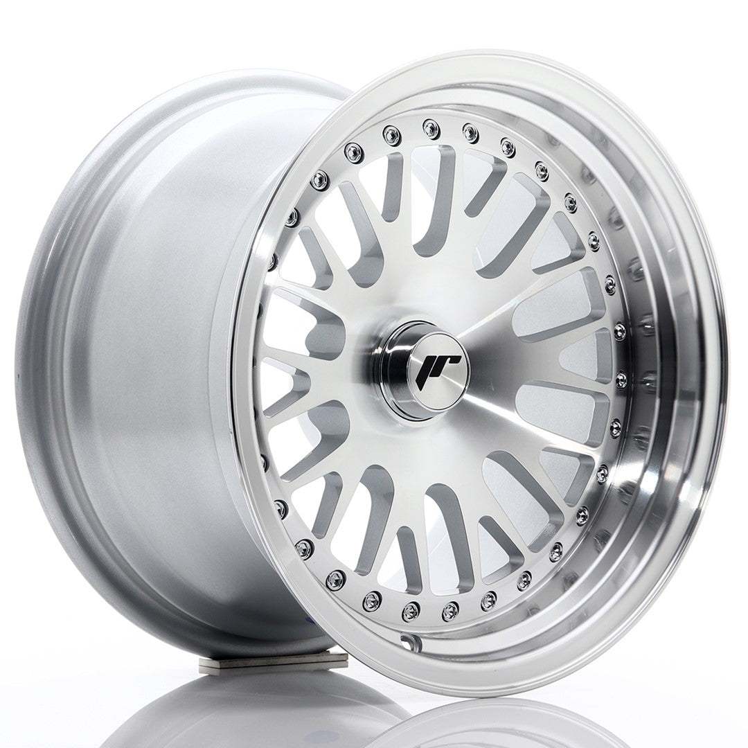 Japan Racing JR Wheels JR10 15x9 ET0-20 CUSTOM PCD Silver
