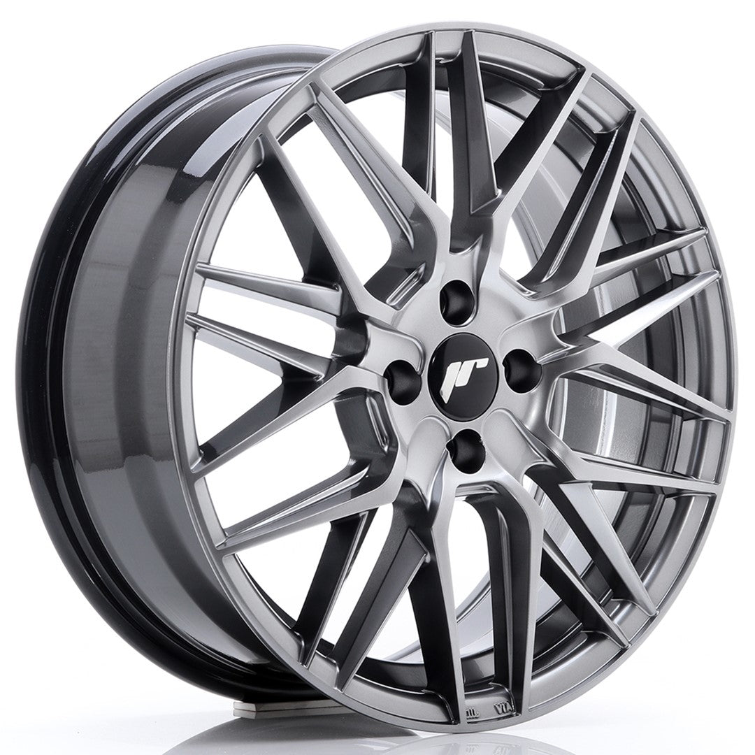 Japan Racing JR Wheels JR28 17x7 ET40 4x100 Hyper Black