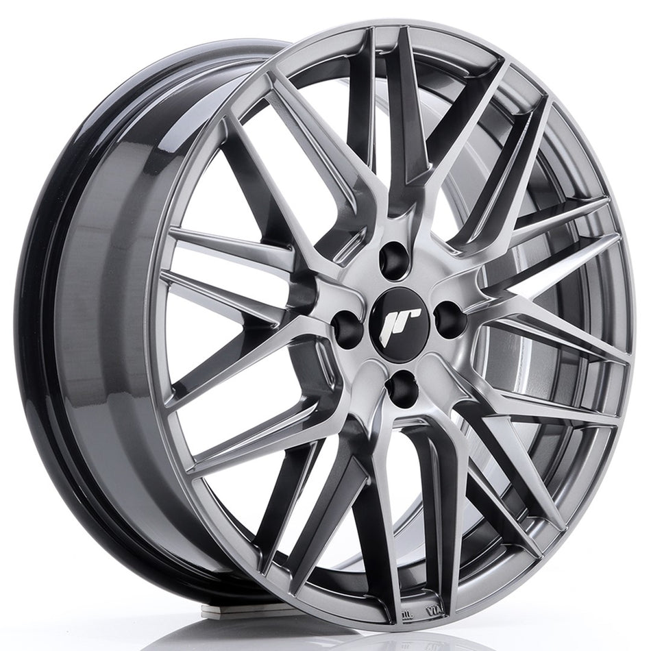 Japan Racing JR Wheels JR28 17x7 ET40 4x100 Hyper Black