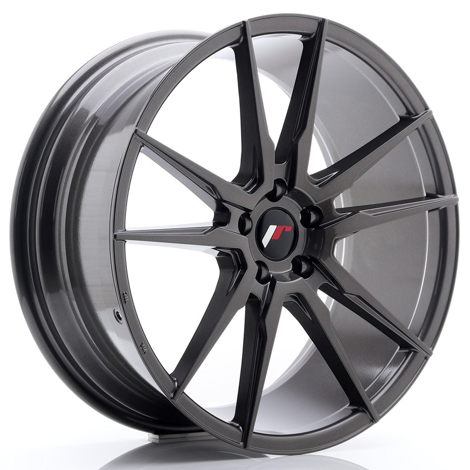 Japan Racing JR Wheels JR21 20x8.5 ET35 5x120 Hyper Gray