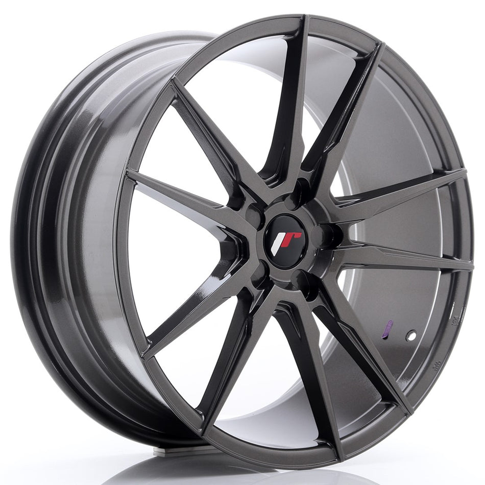 Japan Racing JR Wheels JR21 20x8.5 ET40 CUSTOM PCD Hyper Gray