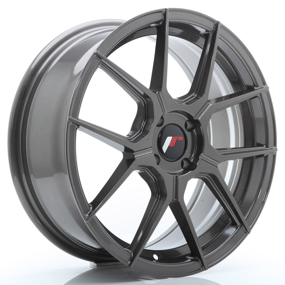 Japan Racing JR Wheels JR30 17x7 ET40 4x100 Hyper Gray