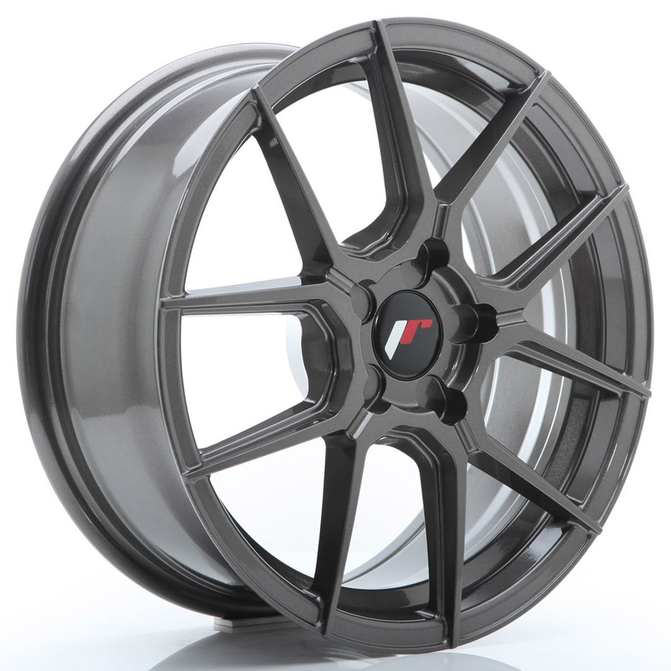 Japan Racing JR Wheels JR30 17x7 ET20-40 CUSTOM PCD Hyper Gray