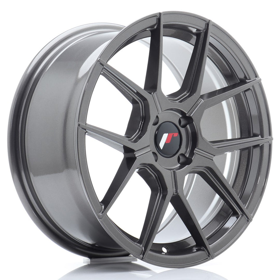 Japan Racing JR Wheels JR30 17x8 ET40 4x100 Hyper Gray