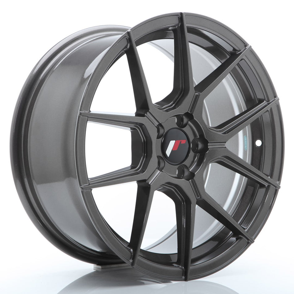 Japan Racing JR Wheels JR30 17x8 ET40 5x100 Hyper Gray