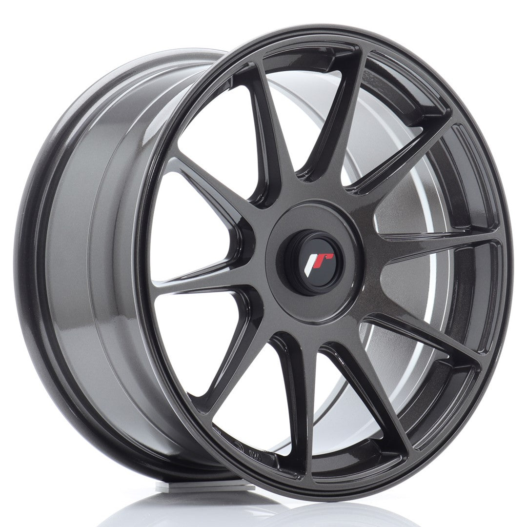 Japan Racing JR Wheels JR11 17x8.25 ET35 CUSTOM PCD Hyper Gray