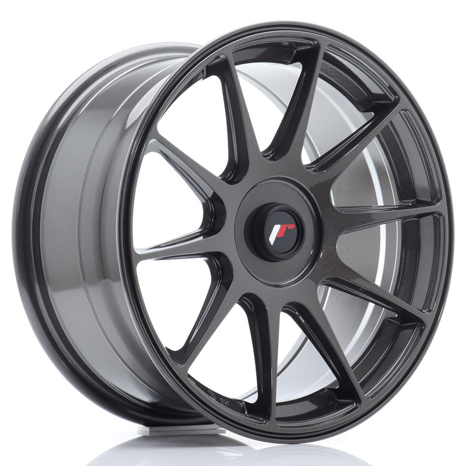 Japan Racing JR Wheels JR11 17x8.25 ET35 CUSTOM PCD Hyper Gray