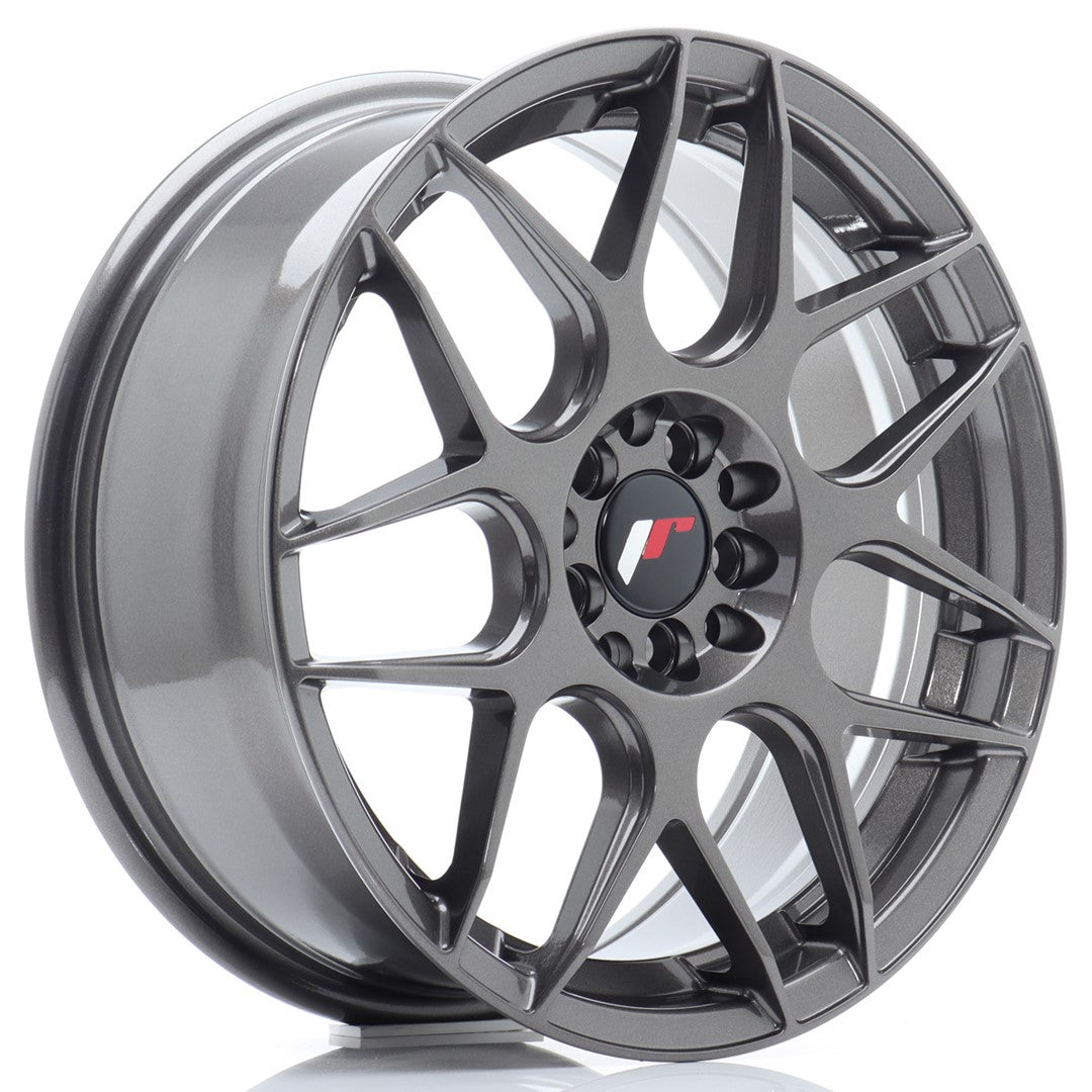 Japan Racing JR Wheels JR18 17x7 ET40 5x108 5x112 Hyper Gray