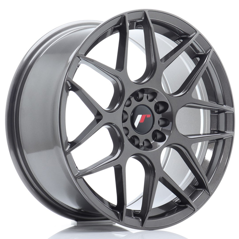 Japan Racing JR Wheels JR18 18x8.5 ET40 5x112 5x114.3 Hyper Gray