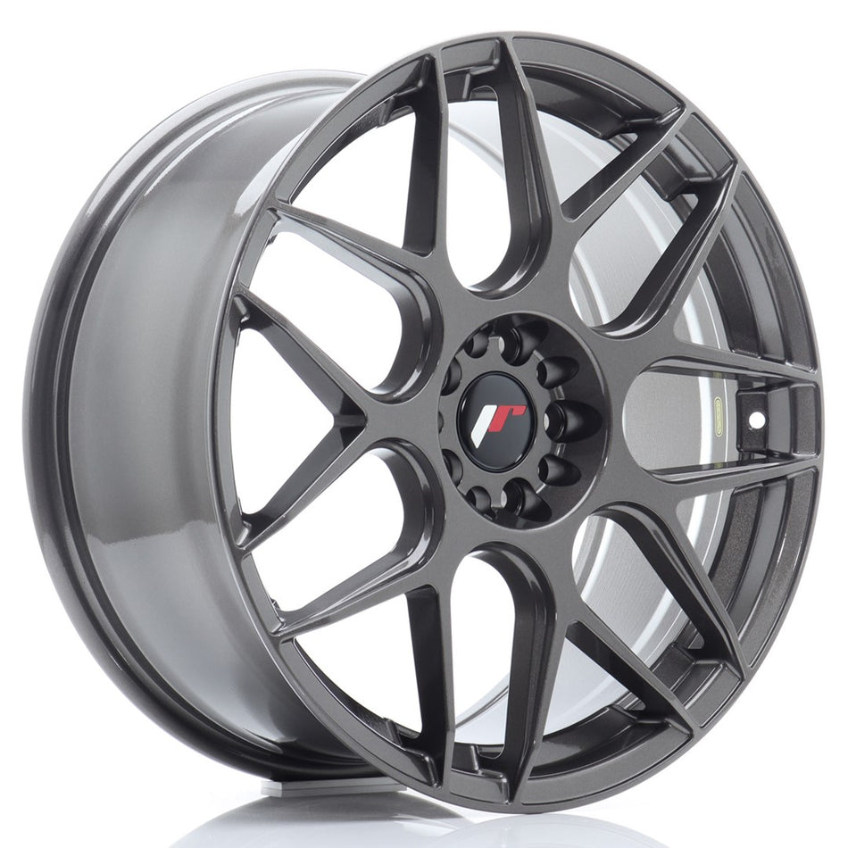Japan Racing JR Wheels JR18 19x8.5 ET40 5x112 5x114.3 Hyper Gray