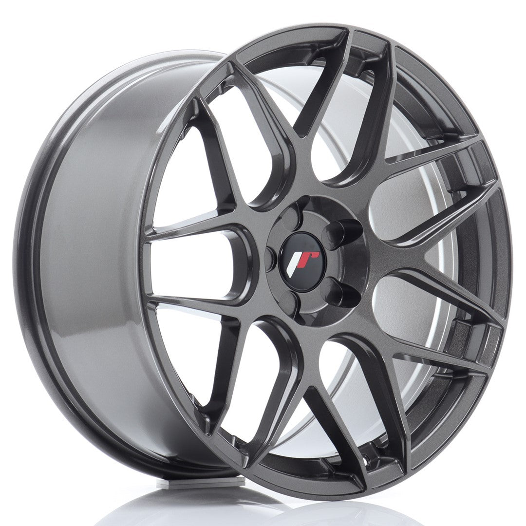 Japan Racing JR Wheels JR18 19x9.5 ET22-35 CUSTOM PCD Hyper Gray