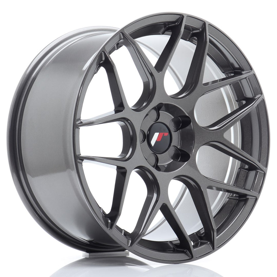 Japan Racing JR Wheels JR18 19x9.5 ET22-35 CUSTOM PCD Hyper Gray