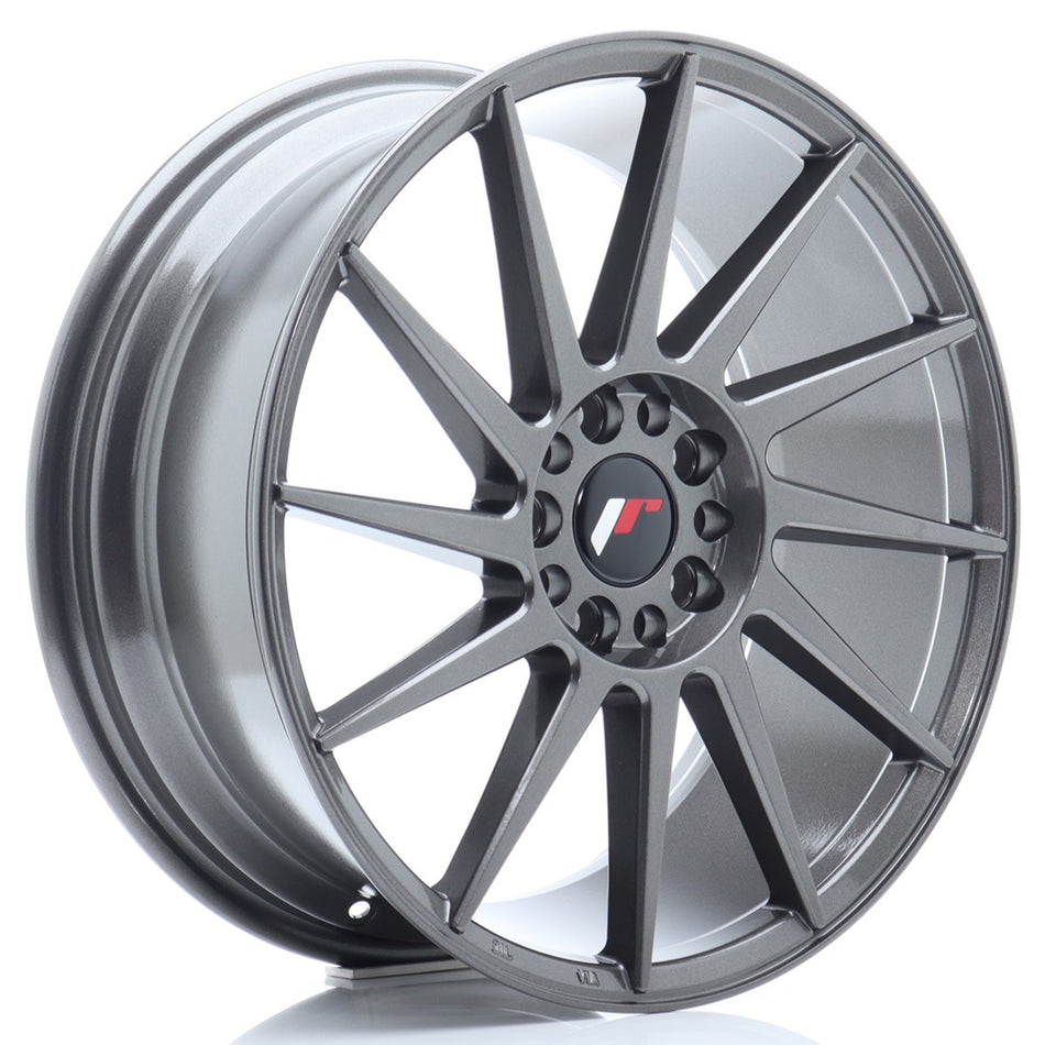 Japan Racing JR Wheels JR22 18x7.5 ET40 5x112 5x114.3 Hyper Gray