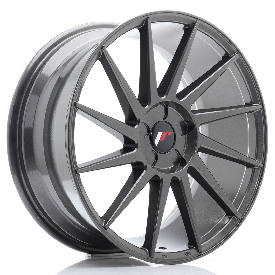 Japan Racing JR Wheels JR22 19x8.5 ET20-43 CUSTOM PCD Hyper Gray