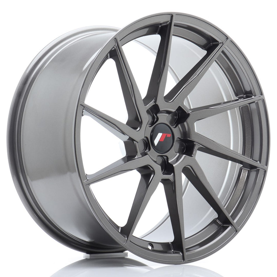 Japan Racing JR Wheels JR36 20x10 ET20-45 CUSTOM PCD Hyper Gray