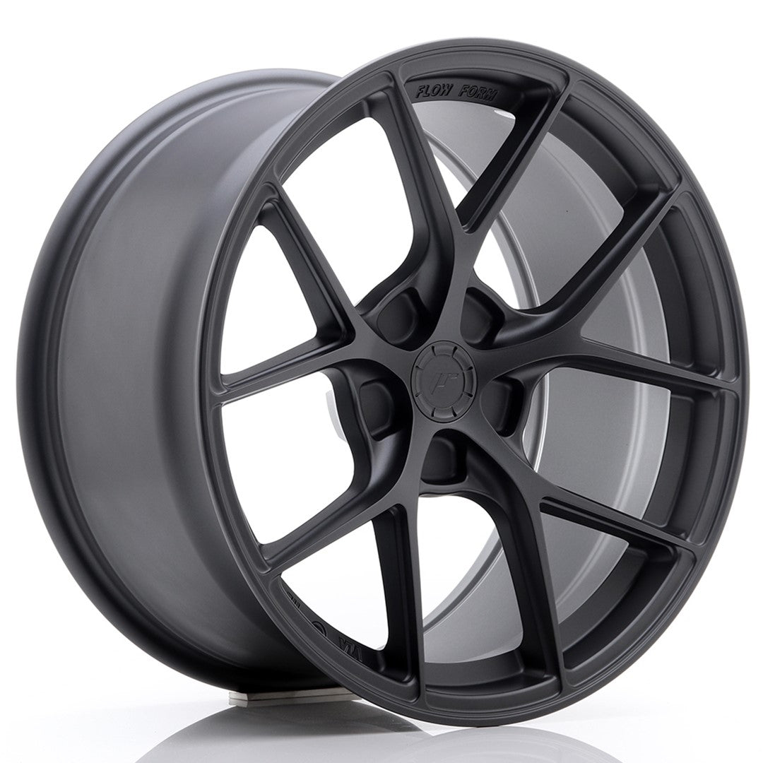 Japan Racing JR Wheels SL-01 18x9.5 ET25-38 CUSTOM PCD Gun metal