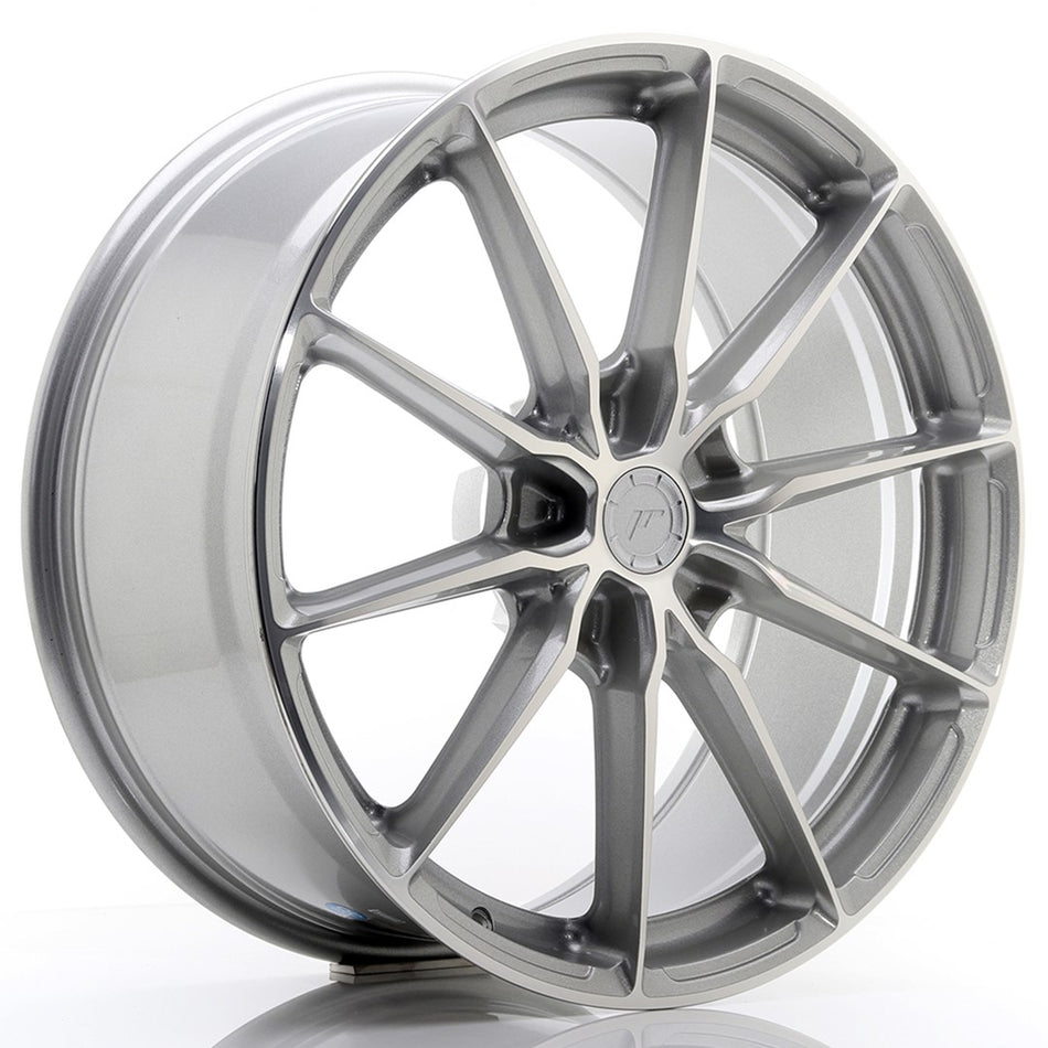 Japan Racing JR Wheels JR37 20x9 ET20-45 CUSTOM PCD Silver