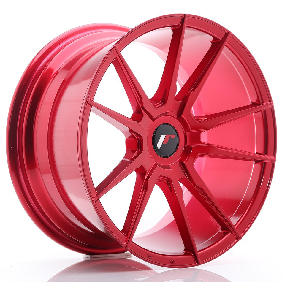 Japan Racing JR Wheels JR21 18x9.5 ET20-40 CUSTOM PCD Red