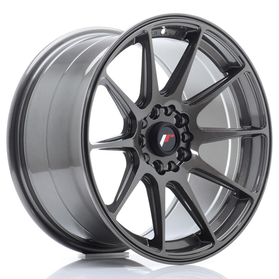 Japan Racing JR Wheels JR11 17x9 ET35 5x112 5x114.3 Hyper Gray