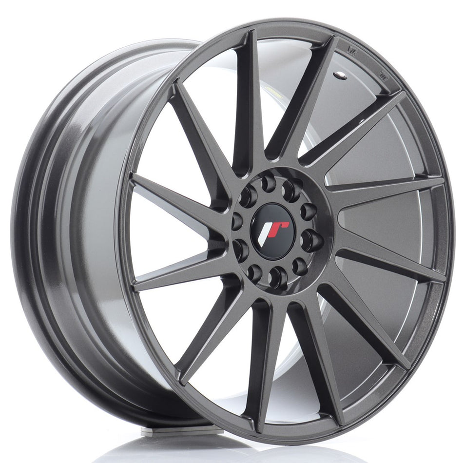 Japan Racing JR Wheels JR22 18x8.5 ET35 5x100 5x120 Hyper Gray
