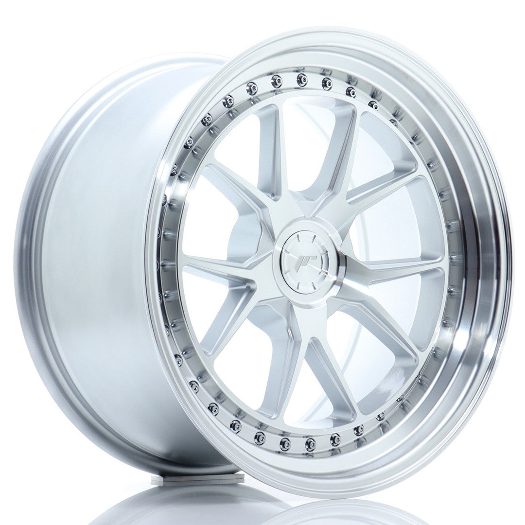 Japan Racing JR Wheels JR39 18x9.5 ET15-35 CUSTOM PCD Silver