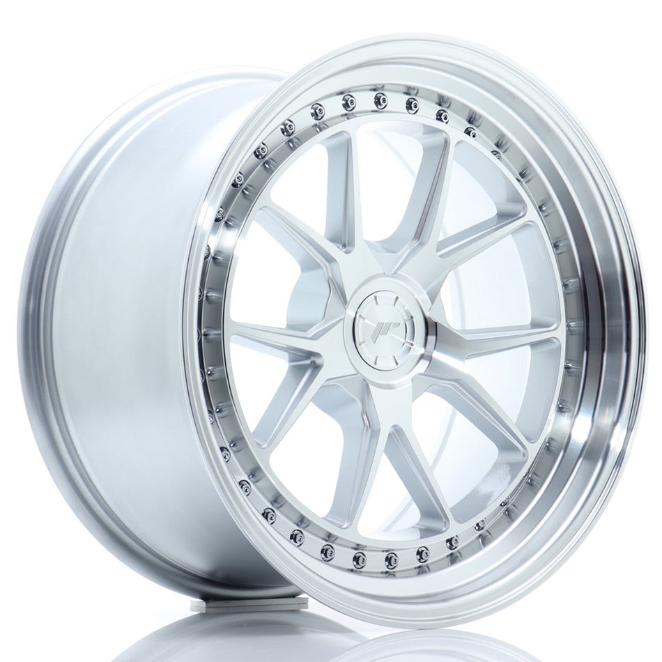 Japan Racing JR Wheels JR39 18x9.5 ET15-35 CUSTOM PCD Silver