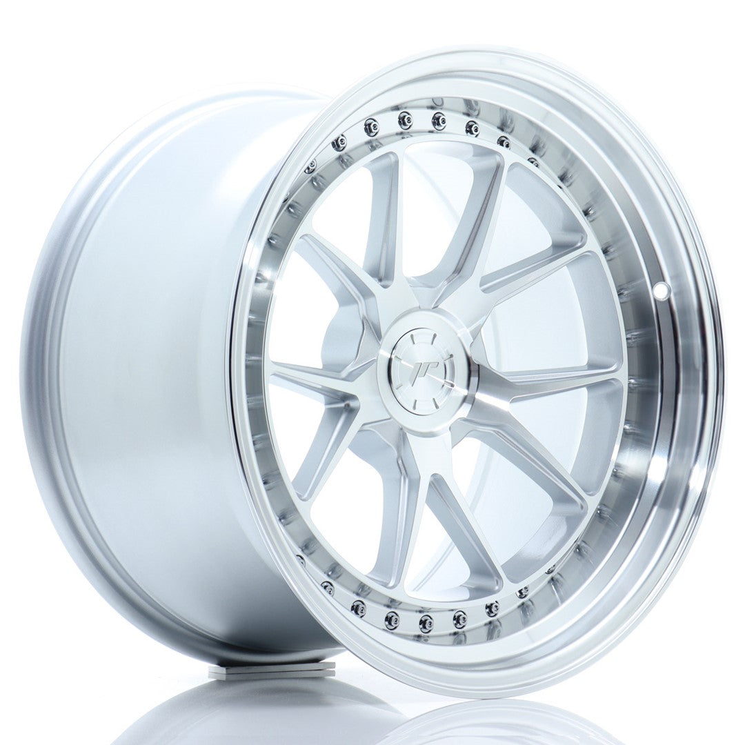 Japan Racing JR Wheels JR39 18x10.5 ET15-22 CUSTOM PCD Silver