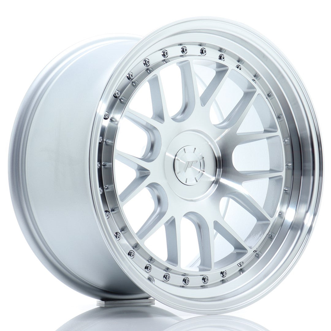 Japan Racing JR Wheels JR40 18x9.5 ET15-35 CUSTOM PCD Silver