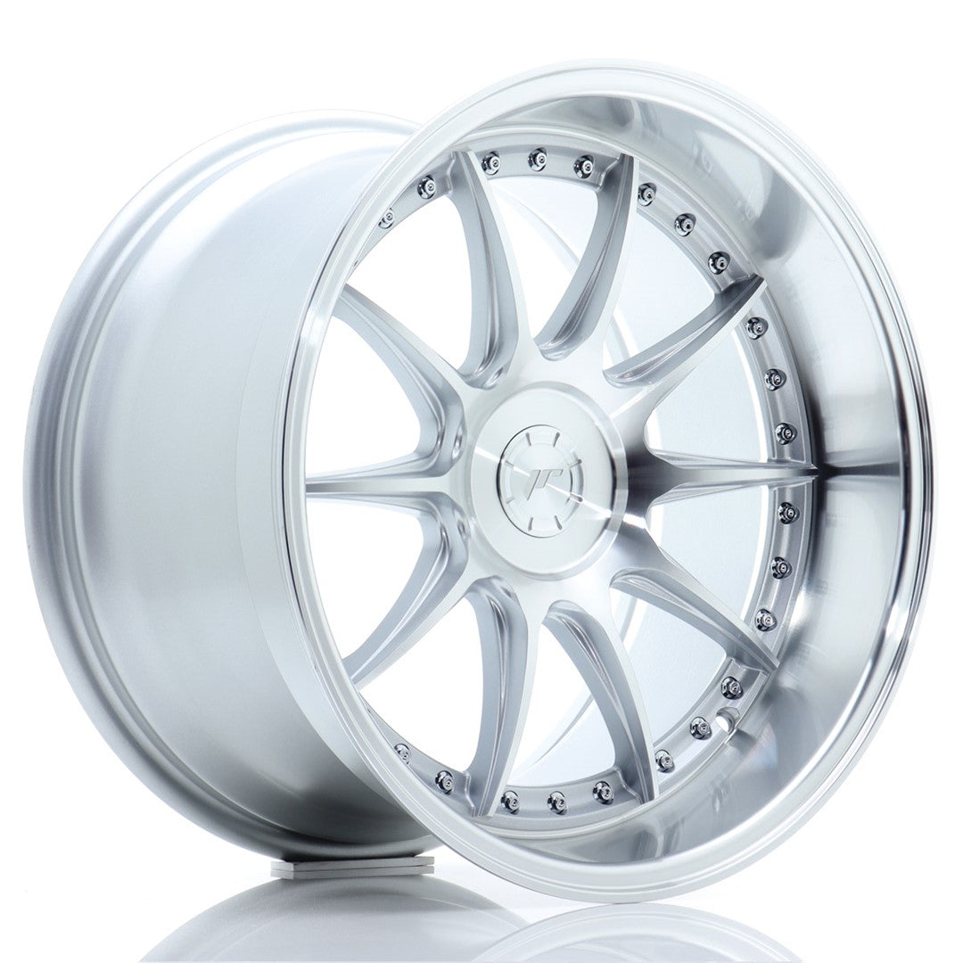 Japan Racing JR Wheels JR41 18x10.5 ET15-25 CUSTOM PCD Silver