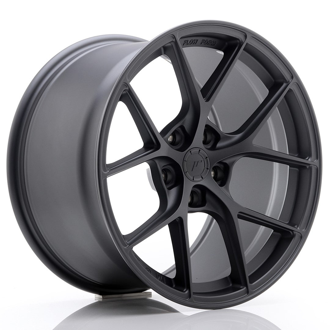 Japan Racing JR Wheels SL-01 18x10.5 ET25-38 CUSTOM PCD Gun metal