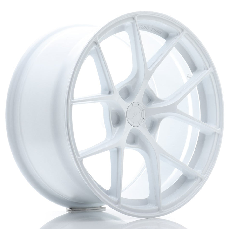 Japan Racing JR Wheels SL-01 18x9.5 ET25-38 CUSTOM PCD White