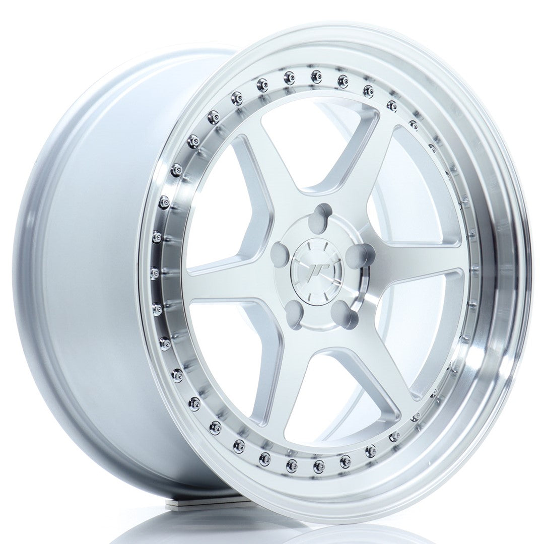 Japan Racing JR Wheels JR43 18x8.5 ET15-35 CUSTOM PCD Silver