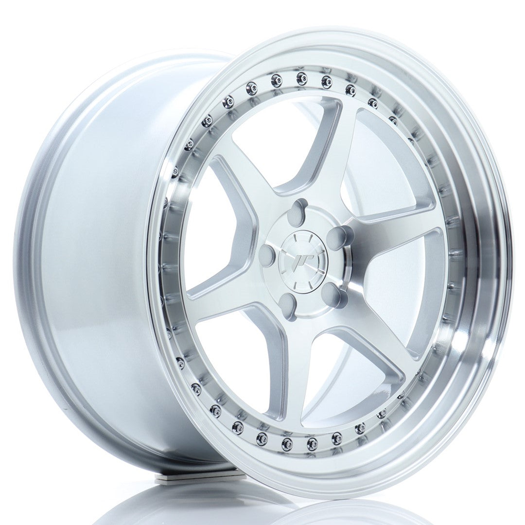 Japan Racing JR Wheels JR43 18x9.5 ET15-35 CUSTOM PCD Silver