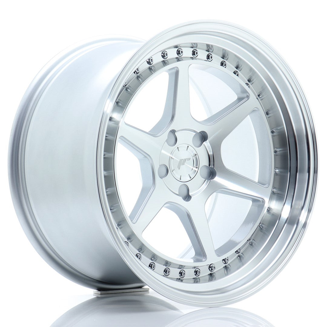 Japan Racing JR Wheels JR43 18x10.5 ET15-22 CUSTOM PCD Silver