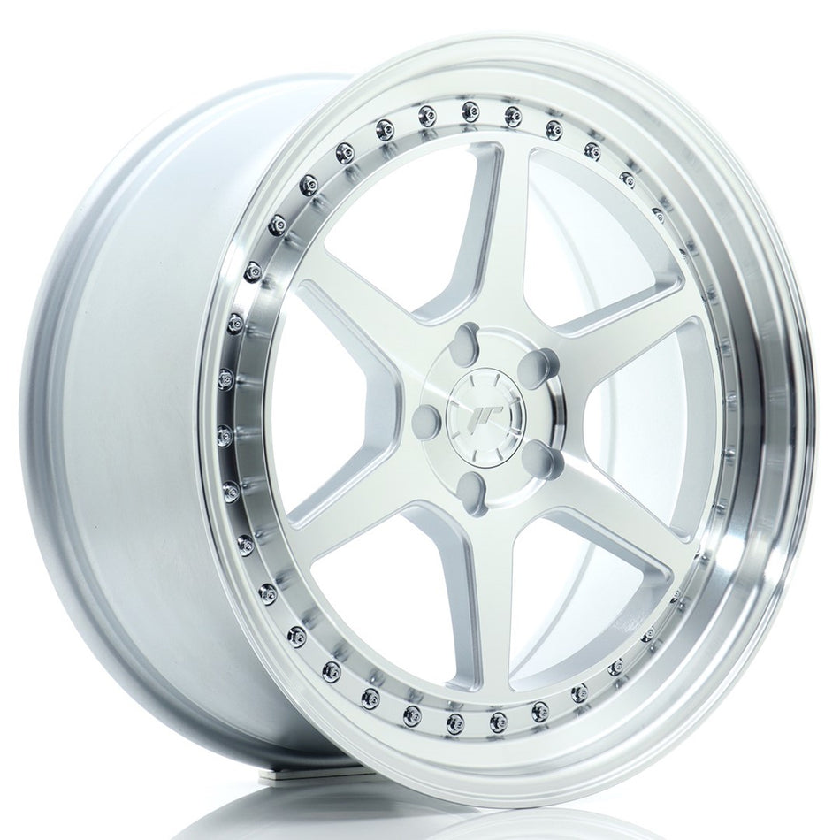 Japan Racing JR Wheels JR43 19x8.5 ET15-35 CUSTOM PCD Silver